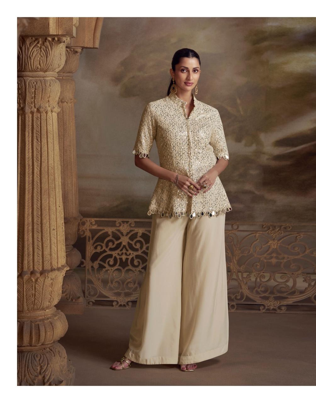SUVARNA - INDO WESTERN PEPLUM KURTI