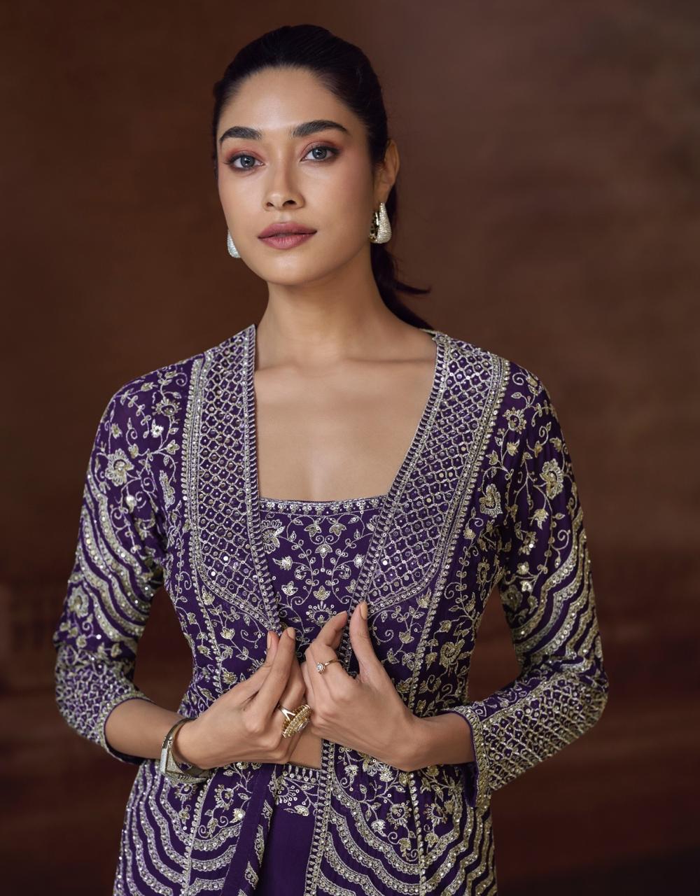 INDIRA - ETHNIC SHARARA SET